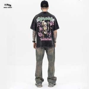 <span class=keywords><strong>Camiseta</strong></span> con estampado de dibujos animados, camisetas con estampado de vinilo de transferencia, camisetas Muscle Baby New 2024 para hombres, camisetas 3D de Hip-Hop, camisetas 2924 para hombres de gran tamaño - Product Image 6