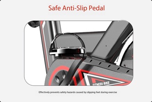 Bicicleta de Ejercicio Silenciosa para Interiores, Bicicleta de Fitness Vertical, Equipo Deportivo para Interiores, Capacidad de Carga Máxima de 150 kg para el Hogar - Product Image 4