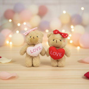 พวงกุญแจตุ๊กตาหมีเท็ดดี้ขนาด 15 ซม. ขายส่ง ตุ๊กตาหมีเท็ดดี้ขนาดเล็ก ของขวัญวาเลนไทน์ อุปกรณ์ตกแต่งช่อดอกไม้ DIY ของเล่นตุ๊กตาหมีสำหรับเครื่องคีบตุ๊กตา - Product Image 1