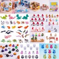 Figurines de gâteaux imprimées en 3D, fruits, légumes, animaux, meubles miniatures pour maison de poupée, cuisine, jouet pour enfant, cadeau