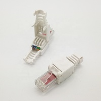 גבוהה באיכות הטובה ביותר מחיר RJ45 cat6 UTP מודולרי תקעים/RJ45 זכר סוף מחברים לחוט מוצק