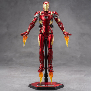 ZD Toys <span class=keywords><strong>Iron</strong></span> <span class=keywords><strong>Man</strong></span> Originale Autentico Marvel Edizione 10° Anniversario - <span class=keywords><strong>Iron</strong></span> <span class=keywords><strong>Man</strong></span> MK46 Non Luminoso <span class=keywords><strong>Action</strong></span> Figure in Scala 1/10 con Articolazioni Mobili - Product Image 5