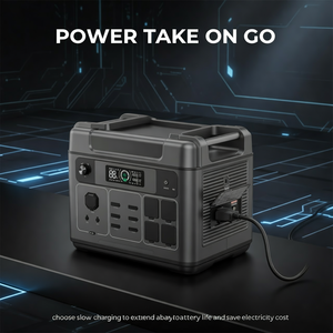 OUKITEL 2400W 2048Wh แหล่งจ่ายไฟฉุกเฉินแบบเงียบ แบตเตอรี่ LiFePO4 สำหรับสำรองไฟบ้าน พร้อมระบบควบคุมผ่านแอปพลิเคชัน ชาร์จเร็ว - Product Image 6