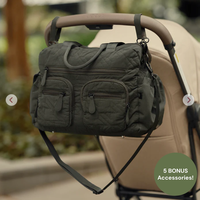 Sac à langer multifonctionnel grande capacité personnalisé en usine avec organisateur de poussette, sac fourre-tout pour maman, sacs à couches portables pour bébé