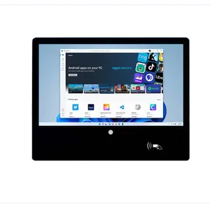 جهاز لوحي أندرويد للتثبيت على الحائط, جهاز لوحي IP65 21.5 بوصة NFC يعمل باللمس يعمل بنظام التشغيل أندرويد AIO مزود بكاميرا أمامية 2 ميجا بيكسل