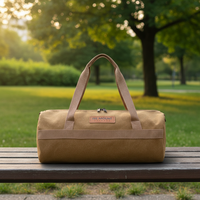 Sac de rangement portable étanche IPX-5 avec fermeture éclair, 3 mm, 1-3 L, pour camping et randonnée en extérieur, en toile élégante Panda PD-1400, toutes saisons