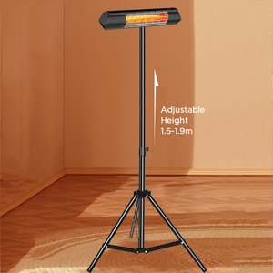 Calentador Eléctrico Infrarrojo para Patio, Elemento Calefactor de Fibra de Carbono, Montaje en Pared, Calentamiento Rápido, Protección contra Sobrecalentamiento, Enchufe Europeo, Iluminación Infrarroja - Product Image 1