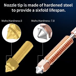 Boquillas Creality K1 SE de 0.4mm de Acero Endurecido para Impresora 3D - Product Image 4