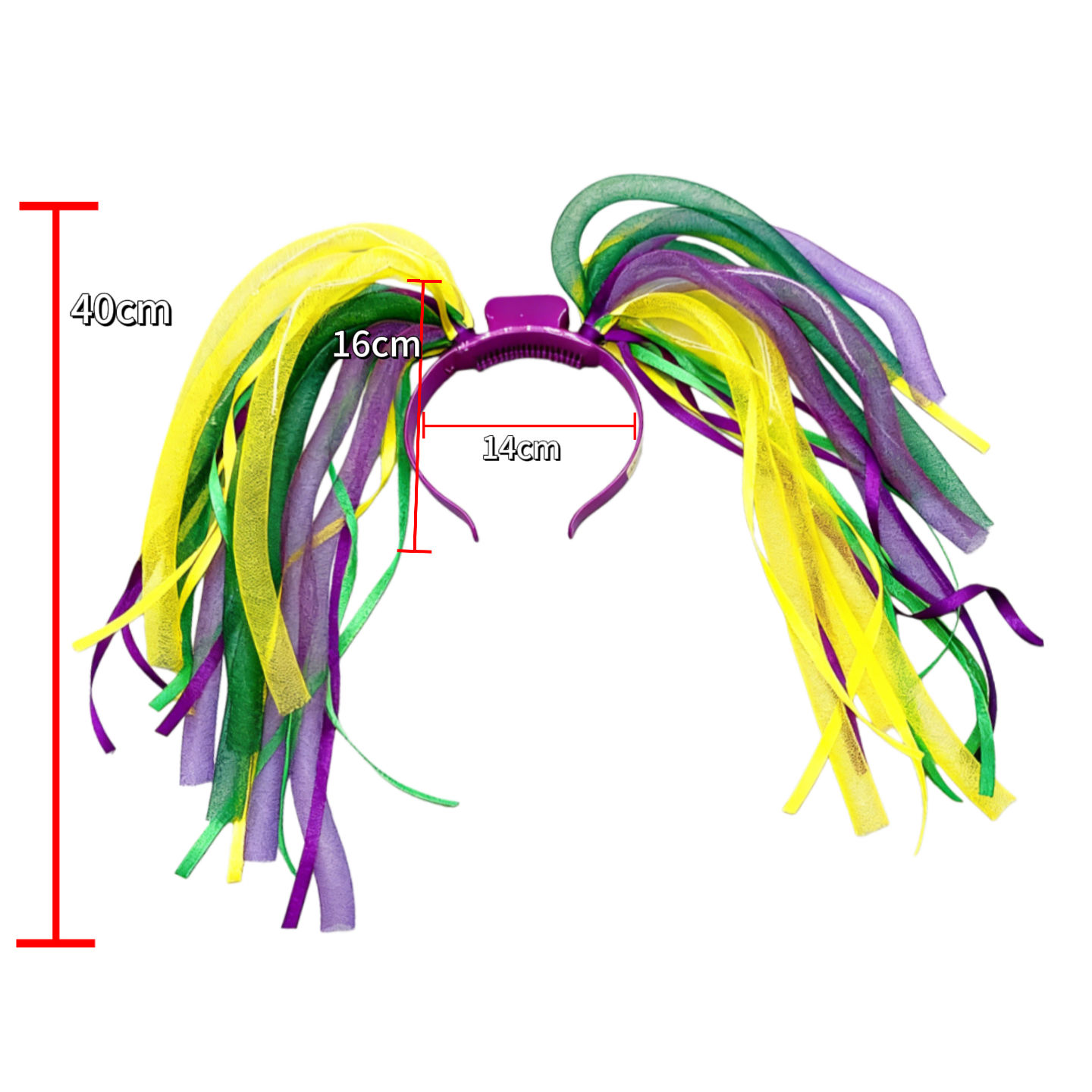 Mardi Gras Headband Carnival Accessories Light up Headband LED Headband Novelty Light up Hat Mardi Gras Party Supplies