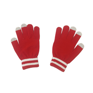 <span class=keywords><strong>Gants</strong></span> magiques à doigts <span class=keywords><strong>tactiles</strong></span> avec logo personnalisé pour l'hiver, en tricot acrylique - Product Image 2
