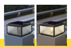 <span class=keywords><strong>Colonne</strong></span> <span class=keywords><strong>LED</strong></span> Solaire Extérieure Étanche IP65 E27 Base Pilier Lumières pour Maison Villas Cours Colonnes d'Entrée et Balcons - Product Image 3