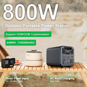 Generador solar LiFePO4 de 800W, 66W, tipo C, PD, carga rápida, carga inalámbrica y más de <span class=keywords><strong>3000</strong></span> ciclos para acampar al aire libre, energía de emergencia - Product Image 5