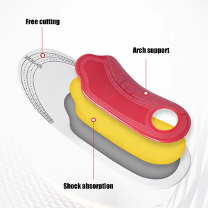 Flatfoot Orthopedic Insoles Arch Support Orthotic Shoe Inserts Damping <b>Cushion</b> <b>Padding</b> for Foot Pressure Relief - Product Image 2