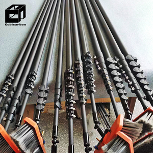 45ft 50ft 60ft 3K Telescopic Carbon Fiber <strong>Poles</strong> <strong>Water</strong> <strong>Fed</strong> <strong>Pole</strong> System <strong>Cleaning</strong> <strong>Pole</strong> Pure <strong>Water</strong> <strong>Window</strong> <strong>Cleaning</strong>