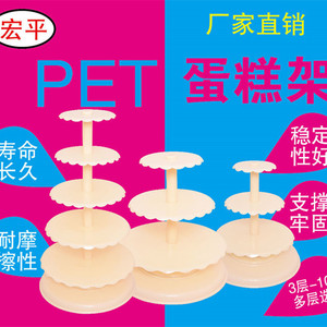 European Style <b>3</b> <b>Tier</b> <b>Cake</b> <b>Stand</b> ABS Plastic Multi Layer <b>Cake</b> Tray Wedding Party Dessert Display <b>Stand</b> - Product Image 3