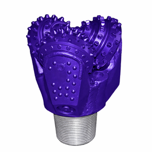 Foret triconique à dents fraisées TCI, à dents en acier, à trois cônes, pour forage de puits d'eau, de champs pétrolifères et miniers, IADC - Product Image 1