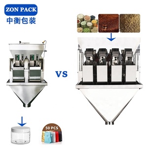 Tuyến tính định lượng hạt cà phê có trọng lượng quy mô nhỏ doypack máy đóng gói tự động với xô băng tải - Product Image 3