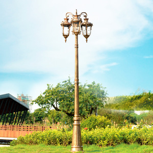 Jpungsun all'aperto IP65 impermeabile classico europeo vecchio Design Post Top giardino luci - Product Image 1