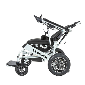 Fauteuil roulant électrique manuel inclinable KSM-601MR Medicare avec moteurs performants pour personnes âgées – Fournisseurs de fauteuils roulants confortables - Product Image 2