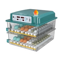 Nouvel incubateur d'œufs entièrement automatique à double alimentation avec plateau à rouleaux pour poulets et canards, contrôle numérique, taux d'éclosion de 85 %