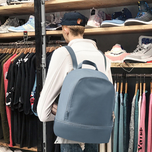 Lightweight Nylon Casual Backpack With Zipper Closure And Soft Handle Unisex Daily Use - Product Image 3