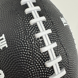 USA American Football Custom ized Logo Schwarzer Körper mit weißer Spitze Gummi körper Guter Preis Größe Nr. 9 - Product Image 5