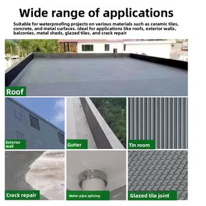 Special Coating <b>Waterproof</b> Leak-Proof Roof Crack Repair Material Water Emulsion Type with 1 Year Warranty - Product Image 3