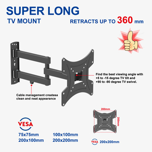 Supporto <span class=keywords><strong>TV</strong></span> Economico con Braccio Girevole Regolabile e Movimento Completo E15CBHL - Product Image 2