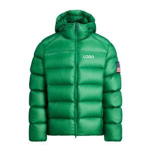 Chaqueta Acolchada para Hombre, Impermeable, con Cierre de Cremallera, 750 Fill Power, 100% Nailon, Personalizable, Aislante para Clima Frío, con Capucha, para Exteriores - Product Image 1