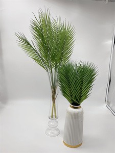 QSLH-K072 Lá Cây Cọ Cây Cau Nhân Tạo Cây Xanh Lá Cọ Giả Cây Nhiệt Đới Cây <span class=keywords><strong>Monstera</strong></span> Sắp Xếp Trang Trí Đám Cưới Bãi Biển - Product Image 5