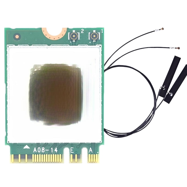 AX200NGW Wi-Fi 6 3000Mbps Dual-Band (2.4G/5G) M.2 Internal Wireless Network Card with BT 5.2 with Internal Antenna