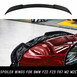 Pour BMW Série 2 F22 F23 F87 M2 M2C M Sport Coupé, Aileron de coffre arrière en fibre de carbone, Kit carrosserie, Ailerons, Accessoires de style - Product Image 1