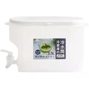 Jarra de Agua Fría con Grifo, Dispensador de Bebidas, Jarra de Agua de 3.5L, Contenedor de Jugo y Limonada, Jarra para Refrigerador y Cocina - Product Image 2