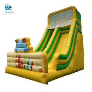<span class=keywords><strong>Precio</strong></span> de fábrica, tobogán inflable <span class=keywords><strong>gigante</strong></span> de rana de color amarillo comercial, tobogán inflable para niños a la venta - Product Image 1