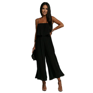 Combinaison plissée ample et tendance à bretelles pour <span class=keywords><strong>femme</strong></span> – Grande Vente - Product Image 6