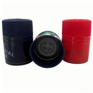 Vendita diretta della fabbrica-32.8*47mm PE fodera coperchi tappo in plastica per alcol vino whisky e Vodka bottiglie di chiusura di qualità