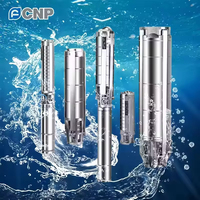 Pompe submersible pour puits profond à économie d'énergie avec conception légère et haute pression, adaptée à l'utilisation domestique de l'eau des puits profonds