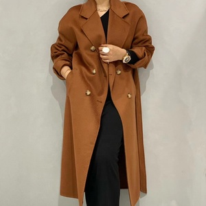 Usine Fabrication Cachemire Femmes Long <span class=keywords><strong>Manteau</strong></span> Dames Caban <span class=keywords><strong>Femme</strong></span> Chaud Surdimensionné <span class=keywords><strong>Laine</strong></span> Tissu Avec Ceinture Filles <span class=keywords><strong>Manteau</strong></span> De <span class=keywords><strong>Laine</strong></span> - Product Image 4