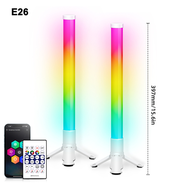 HOT Modern Living Room LED Smart Atmosphere Table Lamp OEM Bedroom Corner Multicolor Music Desktop Lamp