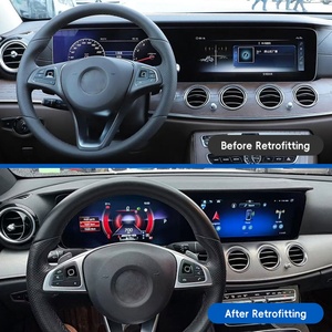 Modification et mise à niveau de la voiture 2018, écran central intégré au tableau de bord, système multimédia Android pour Mercedes-Benz Classe E W213 E200 - Product Image 2