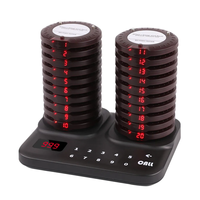 Système de téléavertisseur sans fil pour restaurant Client Waiter Calling Beeper Pager Buzzer Vibration For Restaurant Cafe Beac