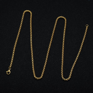 Personalizzato Migliore Vendita 316L In Acciaio Inox 24 pollici Oro Argento Nero Della <span class=keywords><strong>Collana</strong></span> Della Catena Dell'acciaio Inossidabile Degli Uomini Della <span class=keywords><strong>Collana</strong></span> Della Catena - Product Image 4
