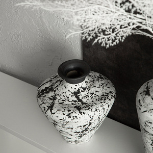 Sculture in Ceramica Rustica di Lusso Jingdezhen, <span class=keywords><strong>Oggetti</strong></span> Decorativi Rotondi da Tavolo <span class=keywords><strong>per</strong></span> Fiori e Vasi Decorativi - Product Image 4