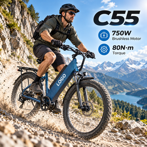 จักรยานไฟฟ้า Chamrider 750W รุ่น Step-Thru 48V 55Ah ยางขนาด 26x3.0 นิ้ว แรงบิด 80 นิวตันเมตร เบรกดิสก์ไฮดรอลิก 203 มม. จักรยานไฟฟ้าสำหรับส่งของ รุ่น C55 - Product Image 1