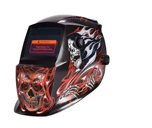 Chama crânio Automático auto escurecimento segurança industrial soldagem proteção engrenagem escurecimento soldador soldagem escudo máscara soldagem capacete