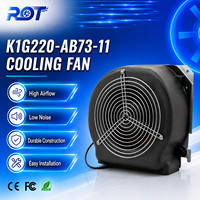 Ventilador de Refrigeración Original Alemán EC K1G220-AB73-11 48V 115W, Motor Duradero, Flujo de Aire Confiable, Refrigeración Estable, Ventilación del Convertidor