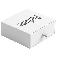 Boîte de parfum imprimée de luxe avec logo personnalisé conception d'emballage de cadeau en papier boîte à tiroir d'emballage de bouteille de parfum en carton