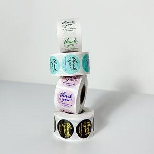 Wholesale Custom Adhesive <strong>Vinyl</strong> Waterproof <strong>Sticker</strong> Roll Labels <strong>Maker</strong> with Four-color Printing for Candle Use - Product Image 5