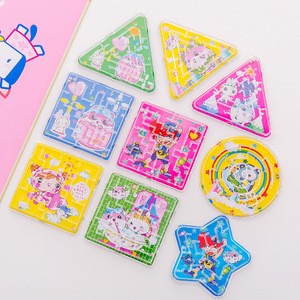 Gioco del <span class=keywords><strong>Labirinto</strong></span> con Palla Rotolante in Plastica Creativa, Gioco da Tavolo per Bambini - Product Image 2
