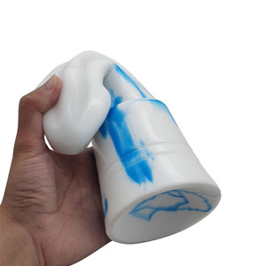 YOCY classico silicone dildo liscio impermeabile giocattolo del sesso erotico mostro lingua morbido silicone dildo per le donne - Product Image 5
